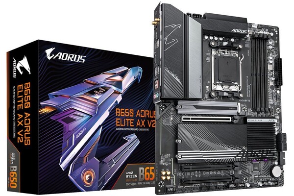Płyta główna GIGABYTE B650 Aorus Elite AX V2 Socket AM5 AMD B650 DDR5 ATX