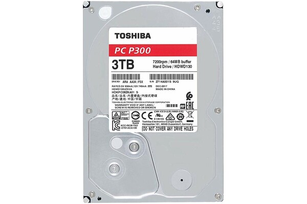 Dysk wewnętrzny TOSHIBA P300 HDD SATA (3.5") 3TB