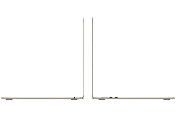 Laptop Apple MacBook Air 15.3" Apple M2 Apple M2 8GB 256GB SSD macOS - księżycowa poświata
