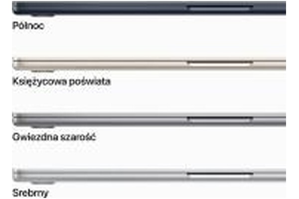 Laptop Apple MacBook Air 15.3" Apple M2 Apple M2 (10 rdz.) 8GB 1024GB SSD macOS Ventura