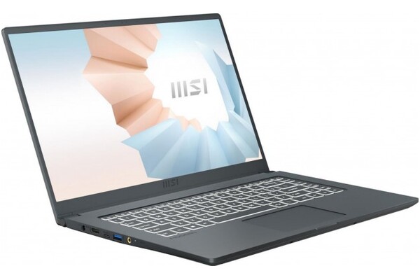 Laptop MSI Modern 15 15.6" Intel Core i5 1155G7 INTEL Iris Xe 16GB 1024GB SSD Windows 11 Home