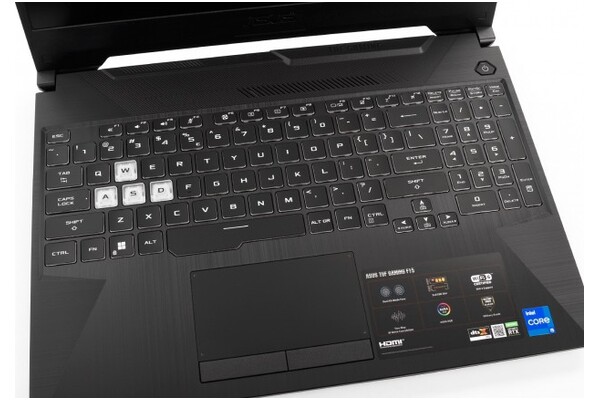 Laptop ASUS TUF Gaming F15 15.6" Intel Core i5 11400H NVIDIA GeForce RTX 3050 Ti 16GB 512GB SSD Windows 11 Home