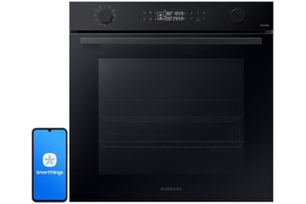 Piekarnik do zabudowy Samsung NV7B44205AK Dual Cook elektryczny czarno-szklany