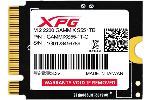 Dysk wewnętrzny Adata S55 XPG Gammix SSD M.2 NVMe 1TB