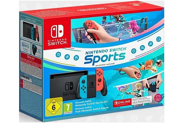 Konsola Nintendo Switch 32GB niebiesko-czerwony + 90 dni Nintendo Switch Online