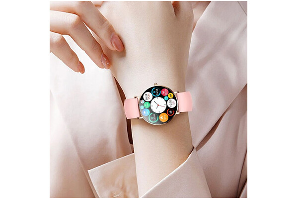 Smartwatch Manta SWU501PK Alexa różowy
