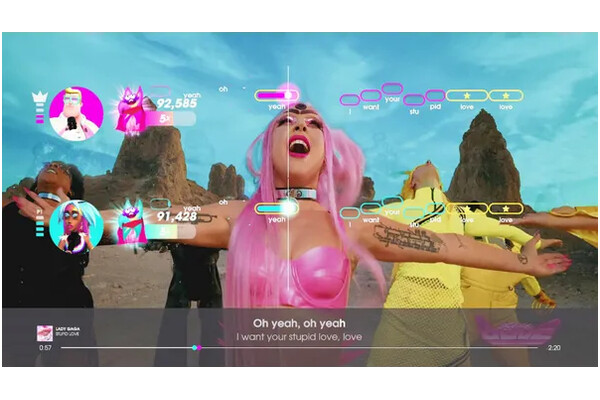 Lets Sing 2022 + 2 mikrofony Nintendo Switch