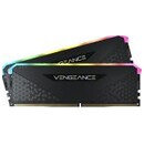 Pamięć RAM CORSAIR Vengeance RGB RS Black 16GB DDR4 3200MHz 1.35V