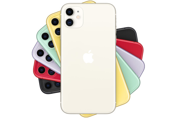 Smartfon Apple iPhone 11 biały 6.1" 64GB