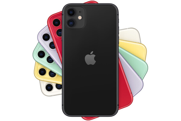 Smartfon Apple iPhone 11 czarny 6.1" 64GB