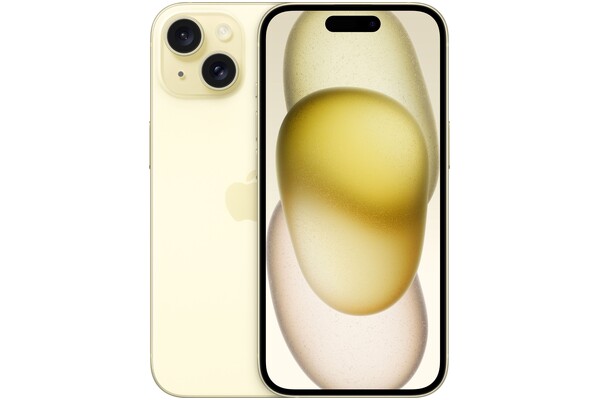 Smartfon Apple iPhone 15 5G żółty 6.1" 6GB/256GB