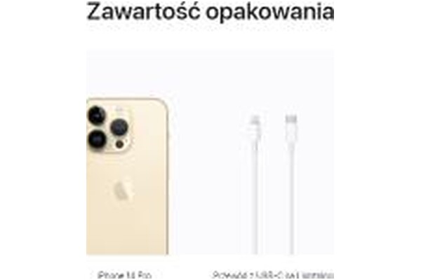 Smartfon Apple iPhone 14 Pro 5G złoty 6.1" 6GB/1000GB