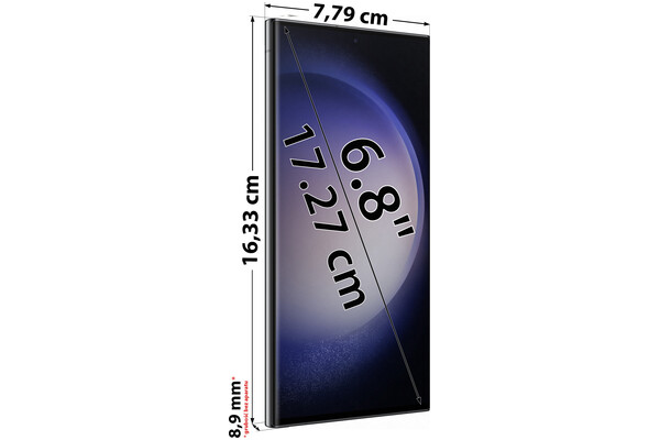Smartfon Samsung Galaxy S23 Ultra czarny 6.8" 256GB