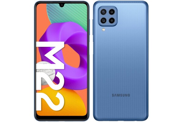 Smartfon Samsung Galaxy M22 niebieski 6.4" 4GB/128GB