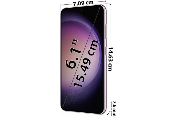Smartfon Samsung Galaxy S23 różowy 6.1" 256GB
