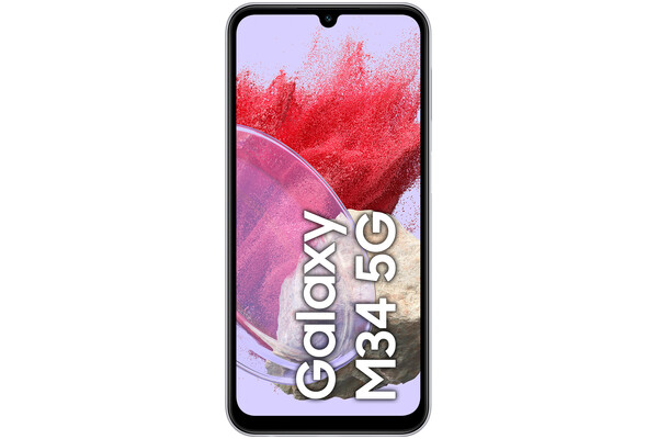 Smartfon Samsung Galaxy M34 srebrny 6.5" 128GB