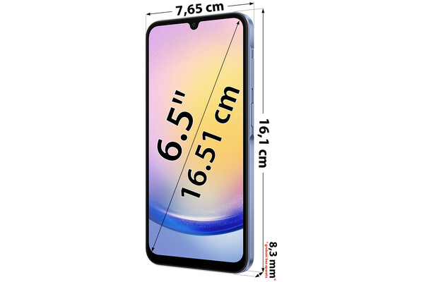 Smartfon Samsung Galaxy A25 niebieski 6.5" 128GB