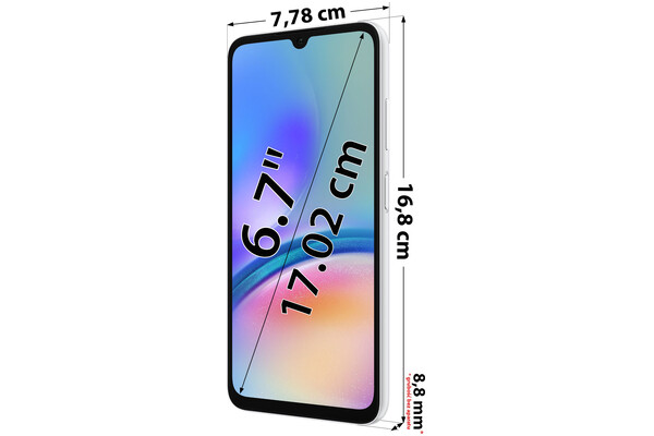 Smartfon Samsung Galaxy A05s srebrny 6.7" 128GB