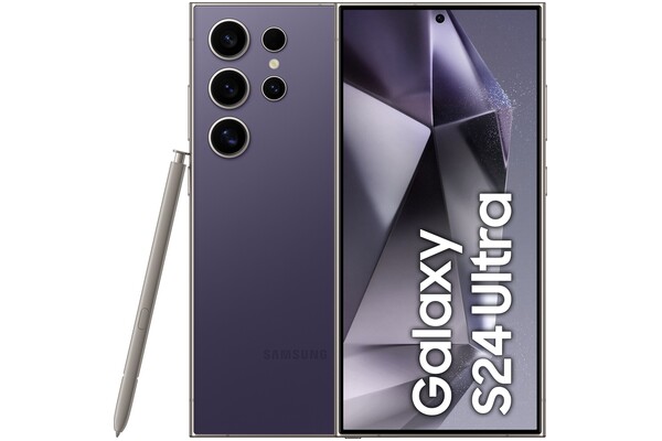 Smartfon Samsung Galaxy S24 Ultra fioletowy 6.8" 512GB