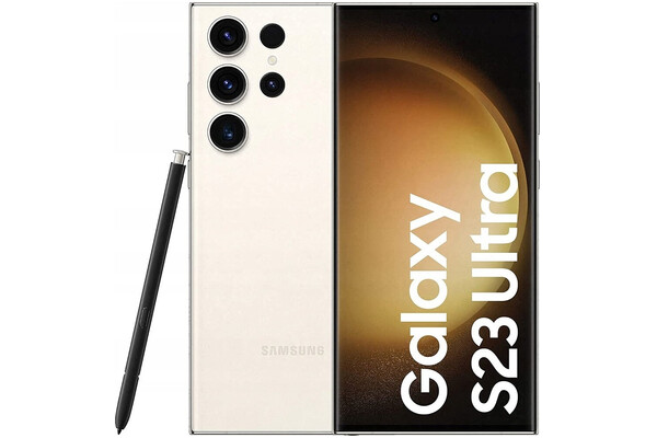 Smartfon Samsung Galaxy S23 Ultra 5G kremowy 6.8" 12GB/0.5GB