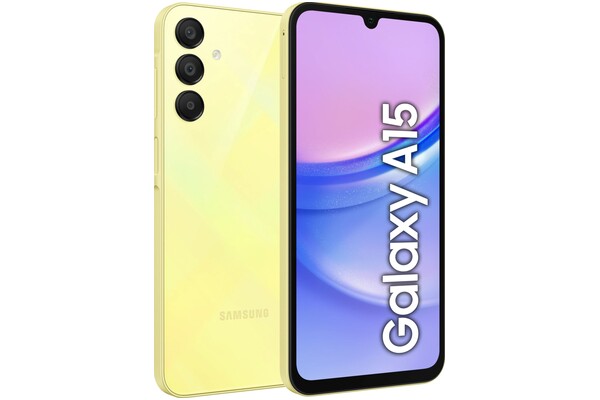 Smartfon Samsung Galaxy A15 żółty 6.5" 128GB
