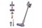 Odkurzacz Dyson V8 Absolute pionowy z pojemnikiem 425W srebrny