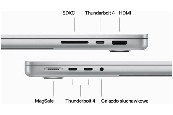 Laptop Apple MacBook Pro 14.2" Apple M3 Pro Apple M3 Pro (14 rdz.) 36GB 512GB SSD macOS Sonoma