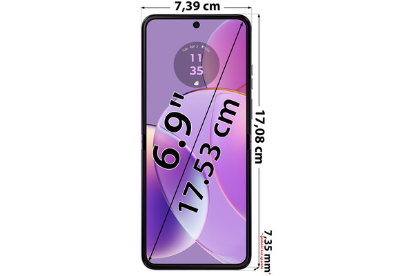Smartfon Motorola razr 40 5G fioletowy 6.9" 8GB/256GB