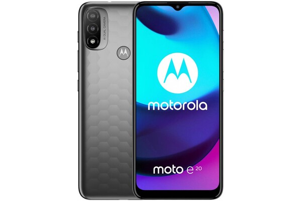 Smartfon Motorola moto e20 grafitowy 6.5" 2GB/32GB