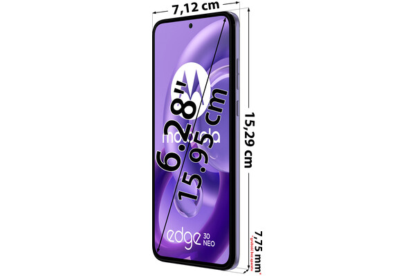 Smartfon Motorola edge 30 5G fioletowy 6.28" 8GB/128GB
