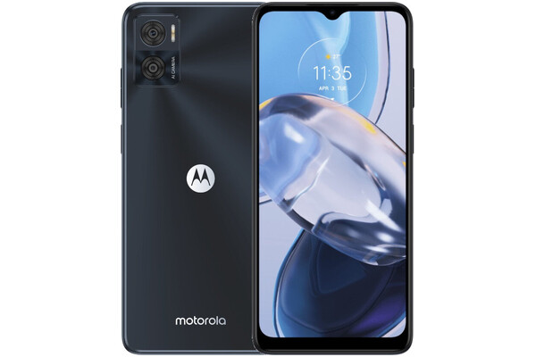 Smartfon Motorola moto e22 czarny 6.5" 4GB/64GB