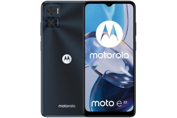 Smartfon Motorola moto e22 czarny 6.5" 3GB/32GB