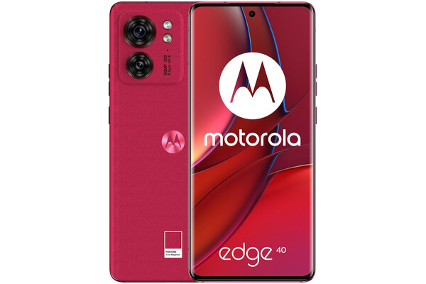 Smartfon Motorola edge 40 czerwony 6.55" 256GB