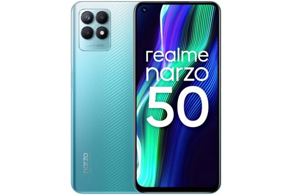 Smartfon realme Narzo 50 niebieski 6.6" 4GB/128GB