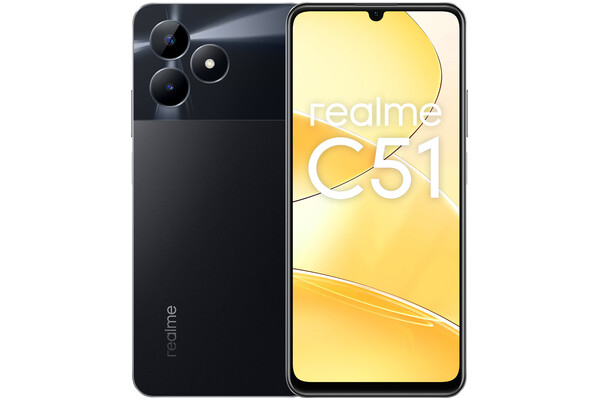 Smartfon realme C51 czarny 6.74" 4GB/128GB