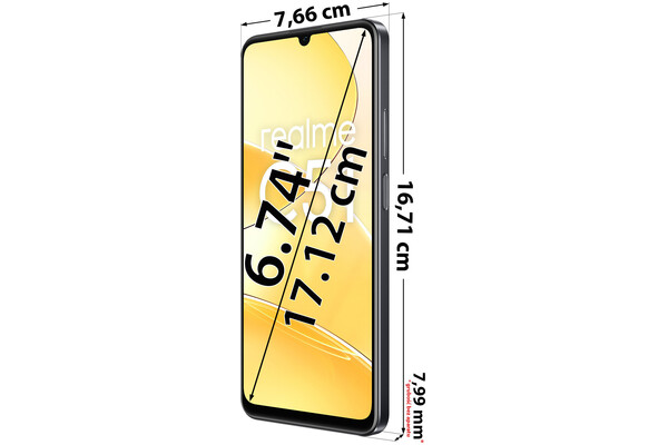 Smartfon realme C51 czarny 6.74" 4GB/128GB