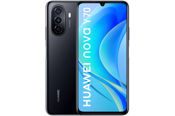 Smartfon Huawei nova Y70 czarny 6.75" 4GB/128GB