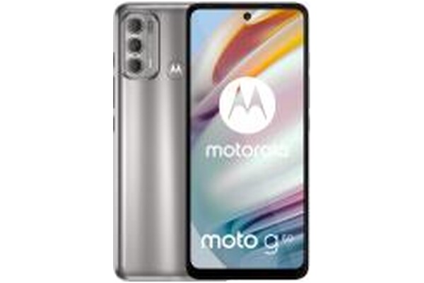 Smartfon Motorola moto g60 srebrny 6.78" 6GB/128GB