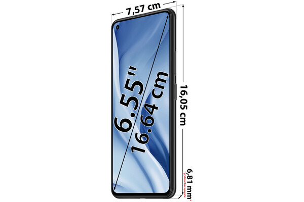 Smartfon Xiaomi Mi 11 Lite 5G czarny 6.55" 8GB/128GB