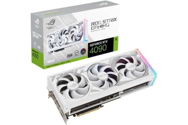 Karta graficzna ASUS RTX 4090 ROG Strix White Gaming 24GB GDDR6X