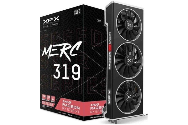 Karta graficzna XFX RX 6750 XT Speedster MERC 319 12GB GDDR6