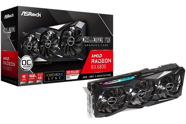 Karta graficzna ASrock RX 6800 Challenger Pro 16GB GDDR6