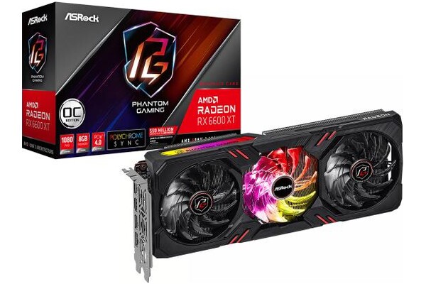 Karta graficzna ASrock RX 6600 XT Phantom Gaming D OC 8GB GDDR6
