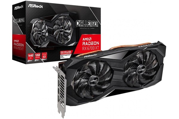 Karta graficzna ASrock RX 6700 XT Challenger D 12GB GDDR6