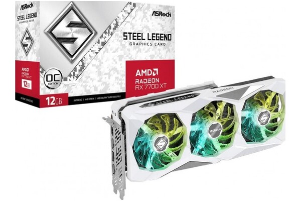 Karta graficzna ASrock RX 7700 XT Steel Legend 12GB GDDR6