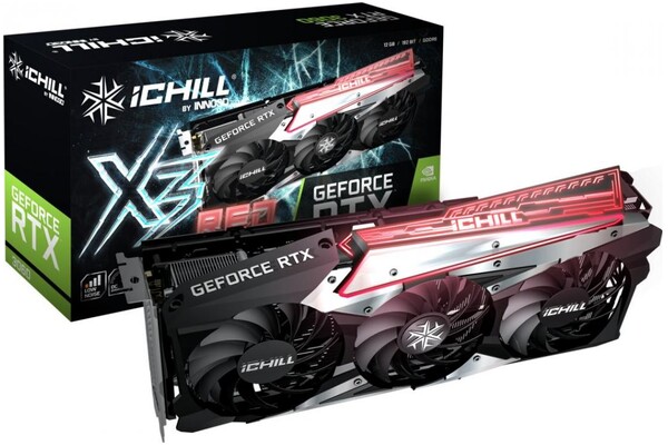 Karta graficzna Inno3D RTX 3060 iChill X3 RED 12GB GDDR6