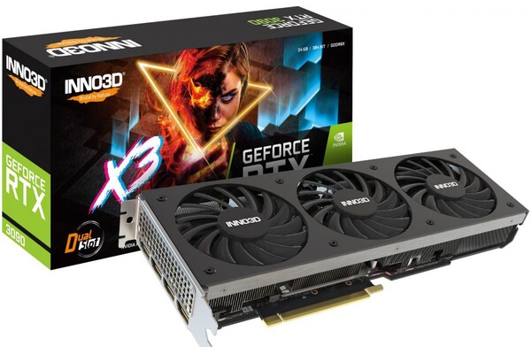 Karta graficzna Inno3D RTX 3090 X3 24GB GDDR6X