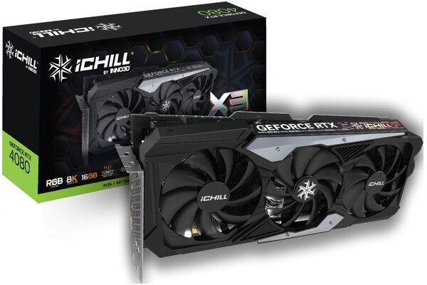 Karta graficzna Inno3D RTX 4080 iChill X3 16GB GDDR6X