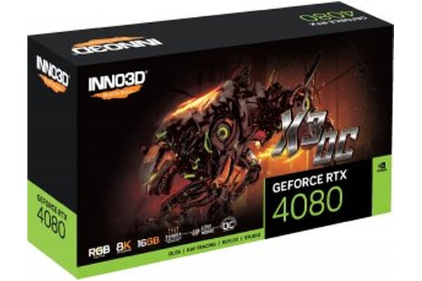Karta graficzna Inno3D RTX 4080 X3 OC 16GB GDDR6X