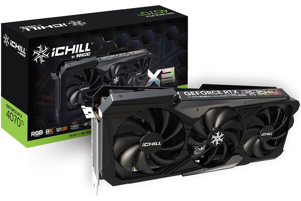 Karta graficzna Inno3D RTX 4070 Ti iChill X3 12GB GDDR6X